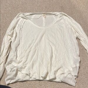 We the free Waffle knit long sleeve